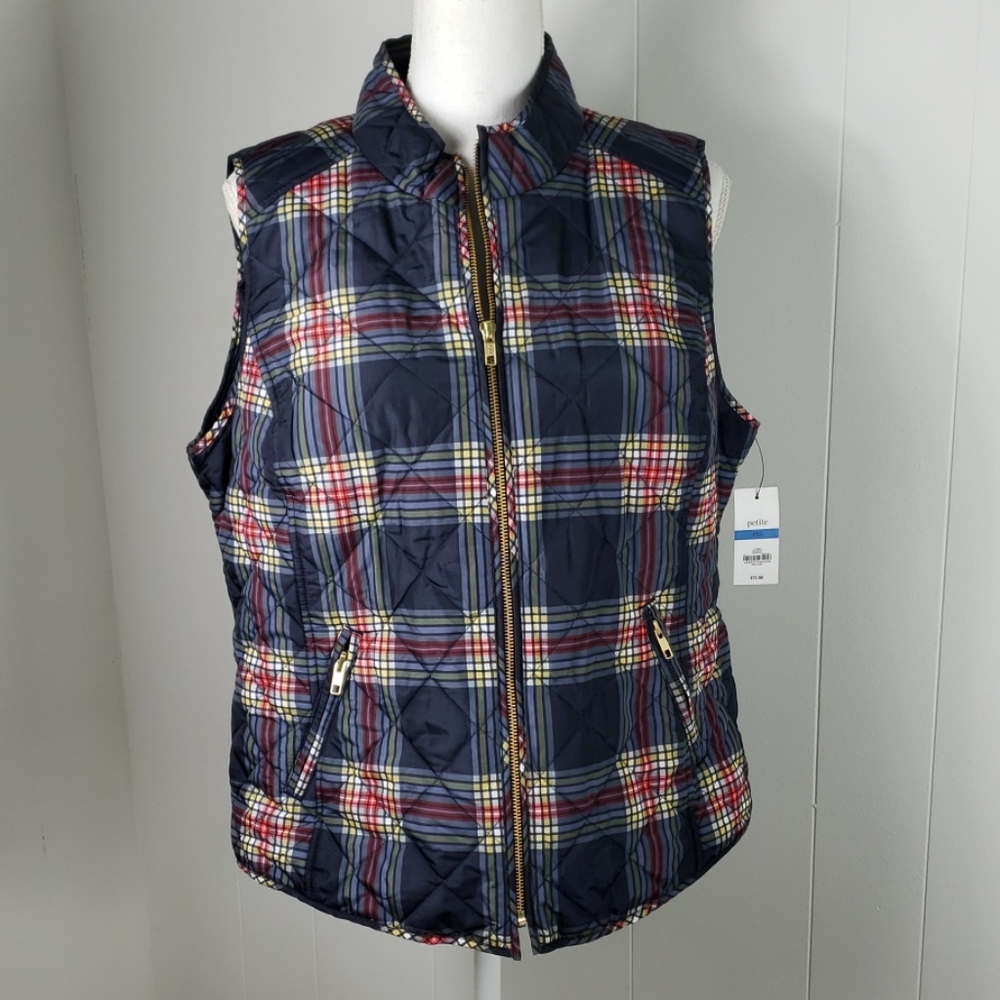 🆕️ crown and ivy • plaid vest